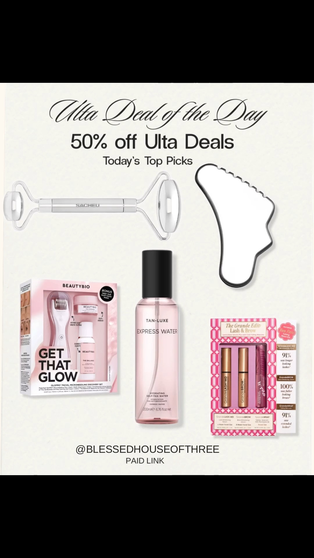 Today’s beauty deals are so good 👀 I rounded up the Ulta Deal of the Day and Sephora Daily Deals featuring some amazing 50% OFF beauty finds including skincare tools, self tanning favorites, lash growth sets, and viral makeup products. If you love finding the best beauty sales, these are some of the top beauty deals today that shoppers are grabbing before they sell out. I’m also linking a few viral beauty favorites everyone is loving right now so you can easily find the trending skincare and makeup products people keep repurchasing. Some of these beauty deals sell out quickly so check them early. Tarte items on sale too  Follow me on LTK for daily fashion, home decor & beauty finds plus the best deals I find each day.

#LTKSaleAlert #LTKTravel #LTKBeauty