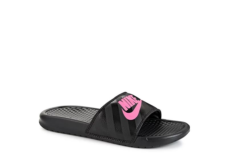 BLACK NIKE Womens Benassi Slide Sandal | Rack Room Shoes