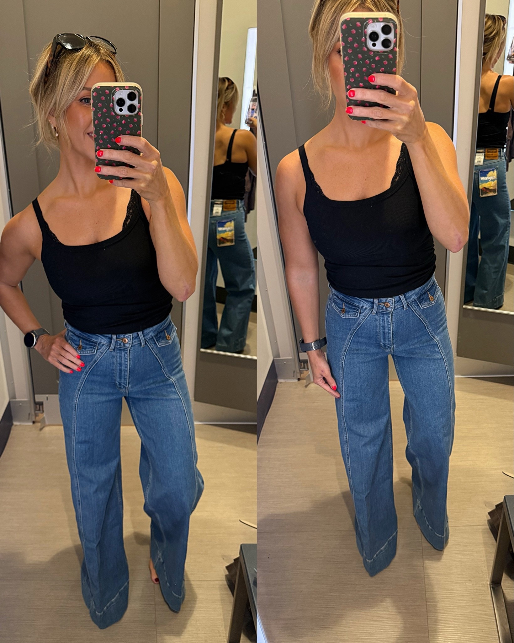 Obsessed with these wrangler jeans from target! They make your legs look so long and lean. They’re so flattering. I am wearing 6X30 I would say that they run true to size.!! I’m 5’7 and not wearing shoes in pic! Super comfy on too - and have stretch!

#LTKootd #LTKSaleAlert #LTKgrwm

#LTKootd #LTKSaleAlert #LTKSeasonal