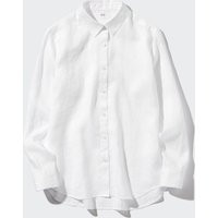 Uniqlo - Linen Premium Shirt - White - XL | UNIQLO (UK)