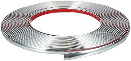 25Foot Automotive Chrome Trim Molding - 1/4in(6mm) Wide Car/Truck/RV Side Body Chrome Moulding Strip | Amazon (US)