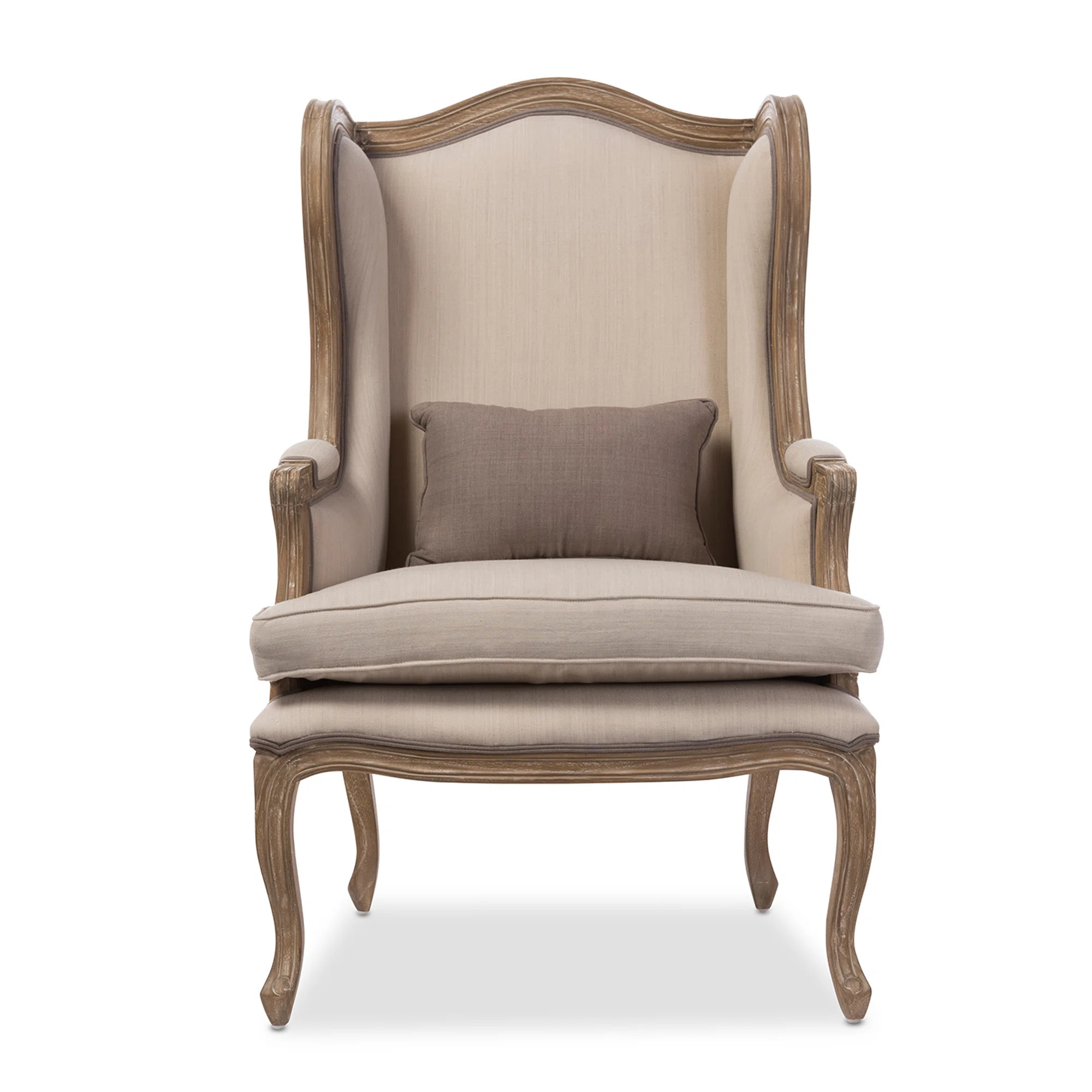 Abingdon 27.3" W Tufted Cotton Wingback Chair | Wayfair North America