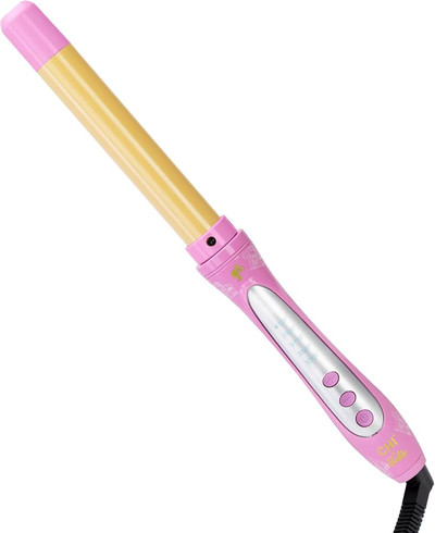 CHI x Barbie Dreamhouse Tourmaline Ceramic Curling Iron, Creates Luxurious Waves & Curls, Reduces...