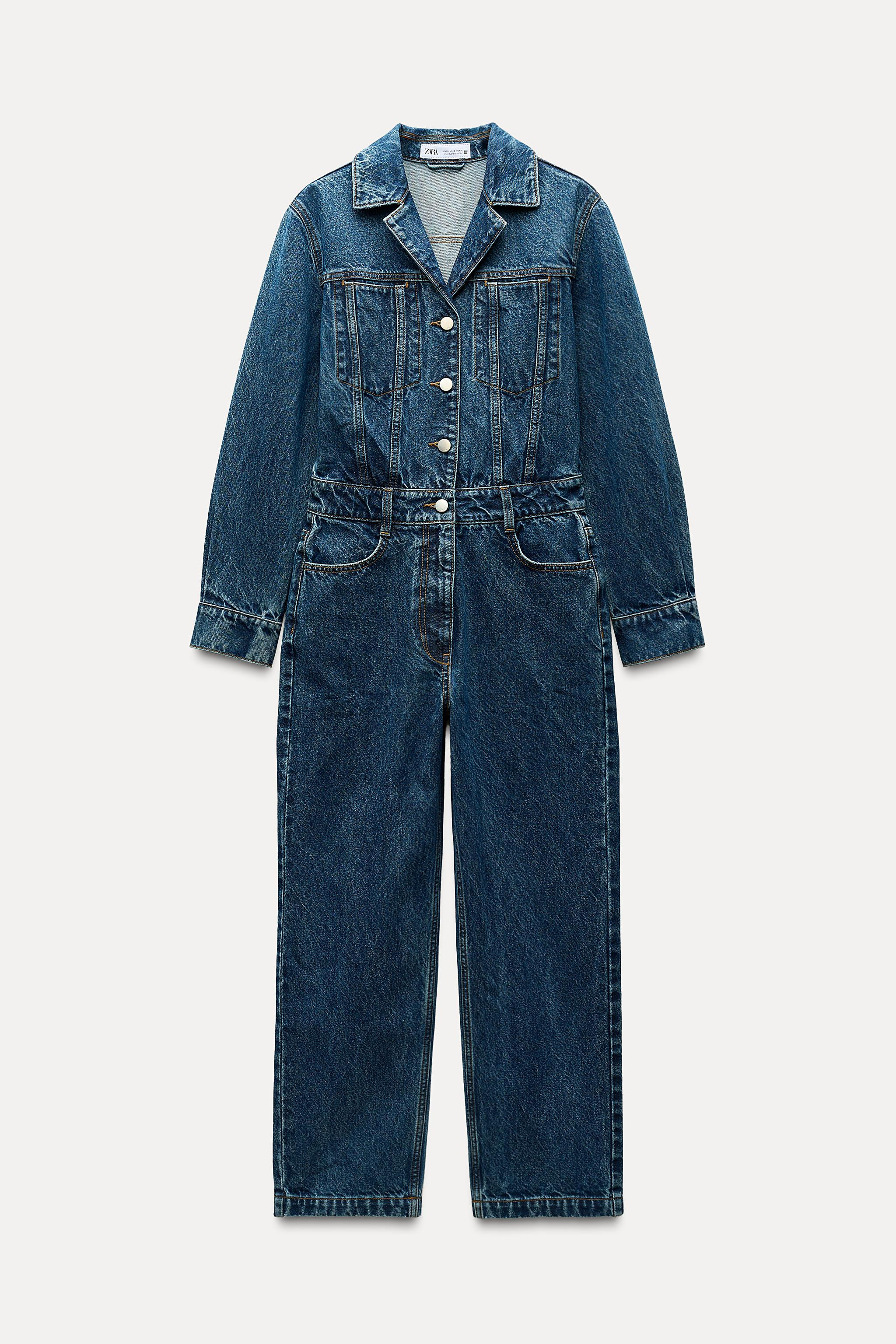 Z1975 LONG DENIM JUMPSUIT | Zara US