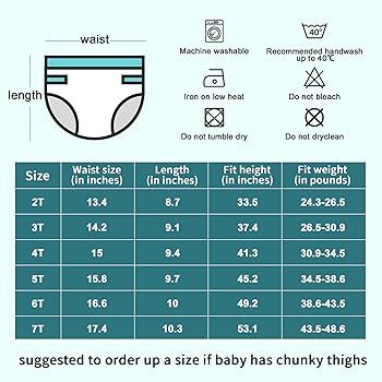 MooMoo Baby 8 Packs Potty Training Pants Cotton Absorbent Training Underwear for Toddler Boy and ... | Amazon (US)