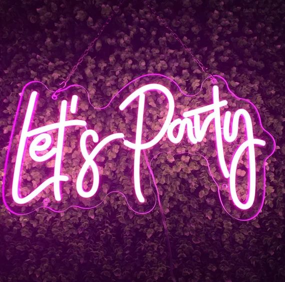 Let's Party Sign for Bachelorette Party Engagement Party, or Wedding | Etsy (US)