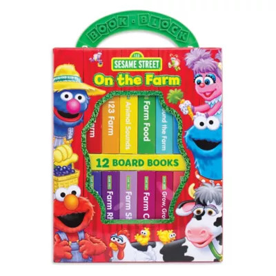 My First Library Board Book Set: "Sesame Street® On The Farm | Bed Bath & Beyond
