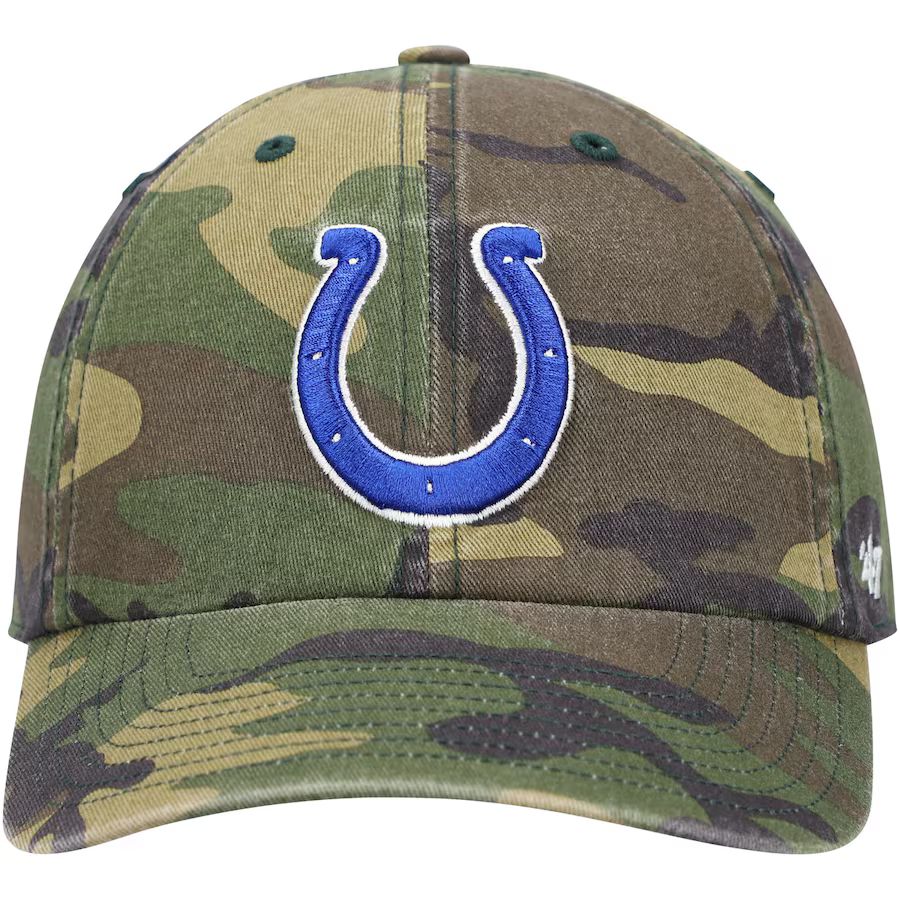 Indianapolis Colts '47 Woodland Clean Up Adjustable Hat - Camo | Fanatics