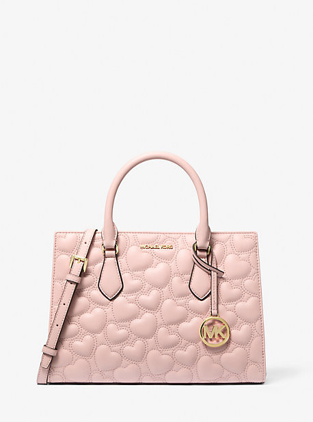 Sheila Medium Heart Embroidered Satchel | Michael Kors US