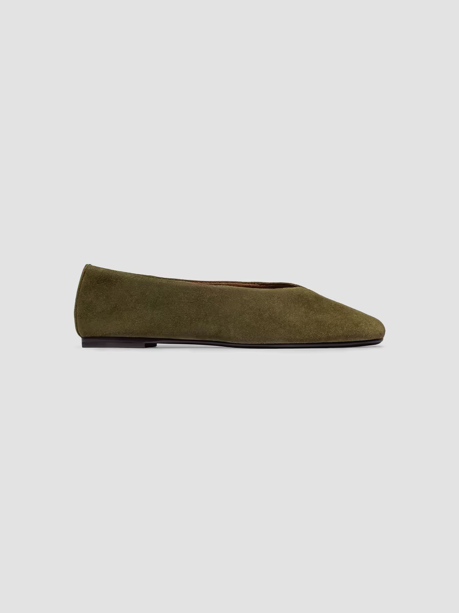 Women's Meredith Ballet Flats - Dark Olive - Size 8 | Saks Fifth Avenue