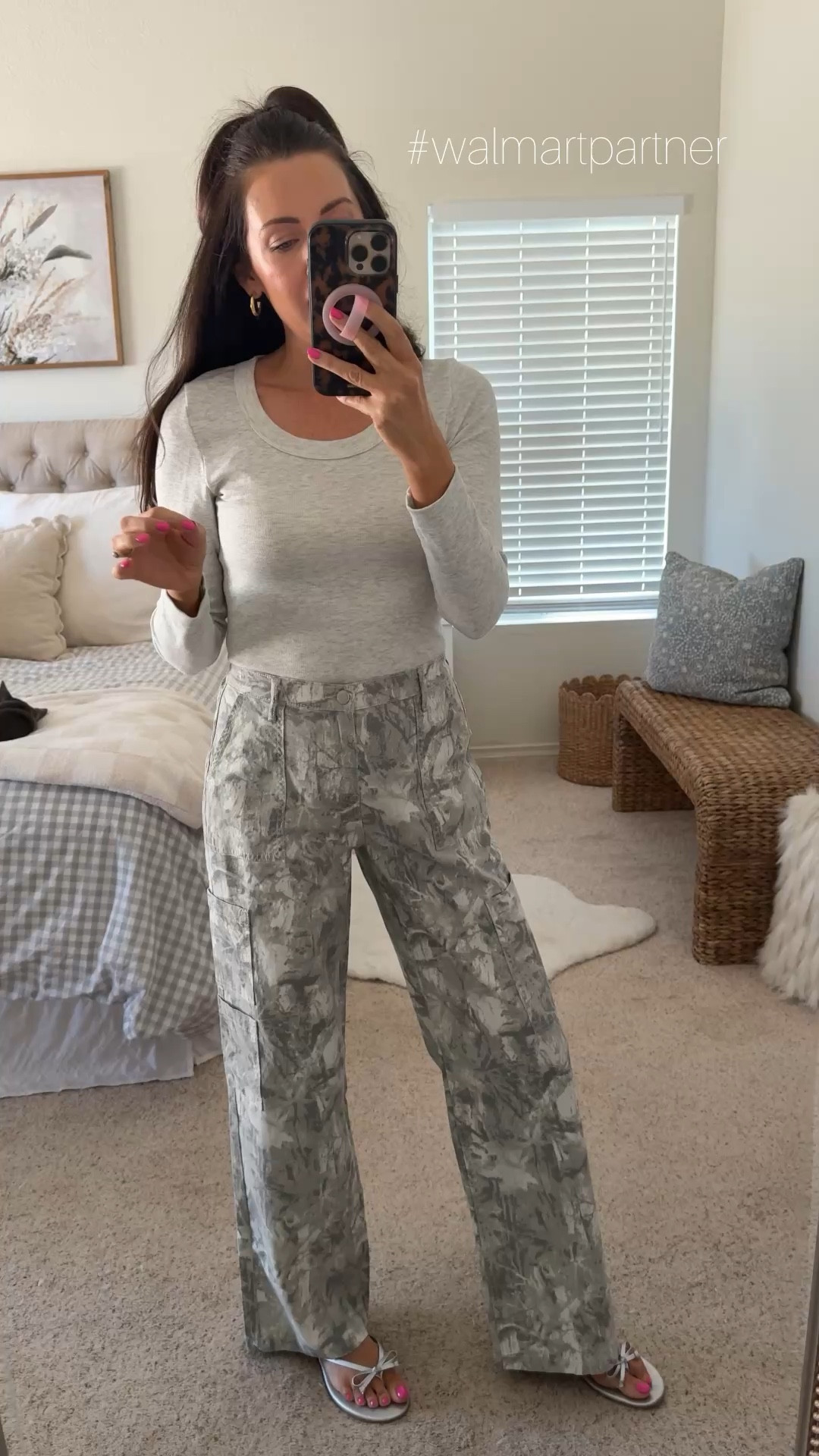 @walmartstyle #walmartpartner #walmartstyle 
The viral camo pants are worth the hype!!! Wearing a small, full length. Ordered Kennedy the xxs! Medium tee 

#LTKootd #LTKSeasonal #LTKstorytime