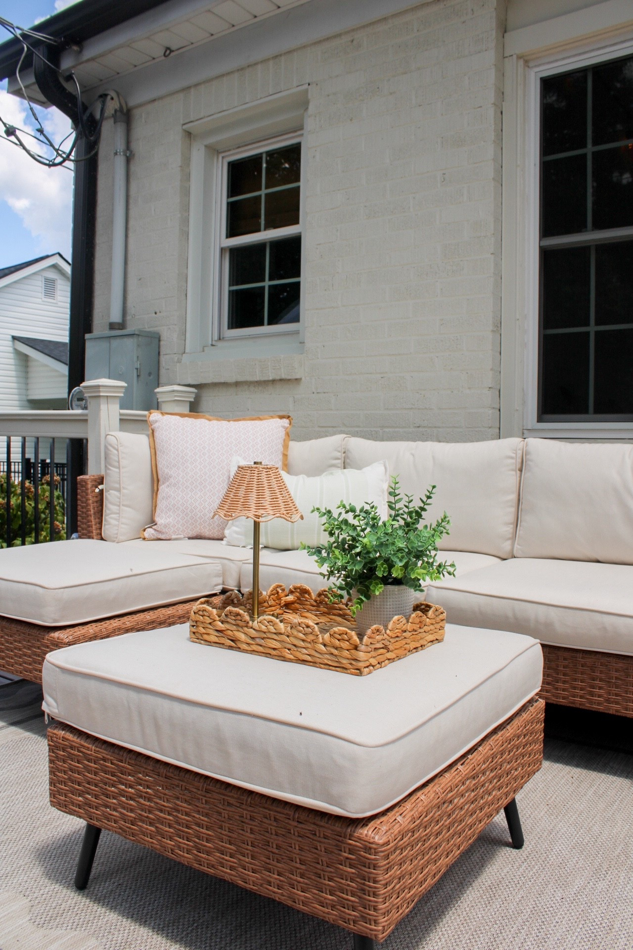 Our outdoor deck is finally finished and it is one of my nnew favorite spots! We spend so much time outdoors so having this space is so nice! This sectional from Walmart is incredible - can’t get over price and quality! ☀️

Throw pillows are from Home Sense and the rechargeable lamp is from Hobby Lobby!

#LTKSeasonal #LTKStyleTip #LTKHome