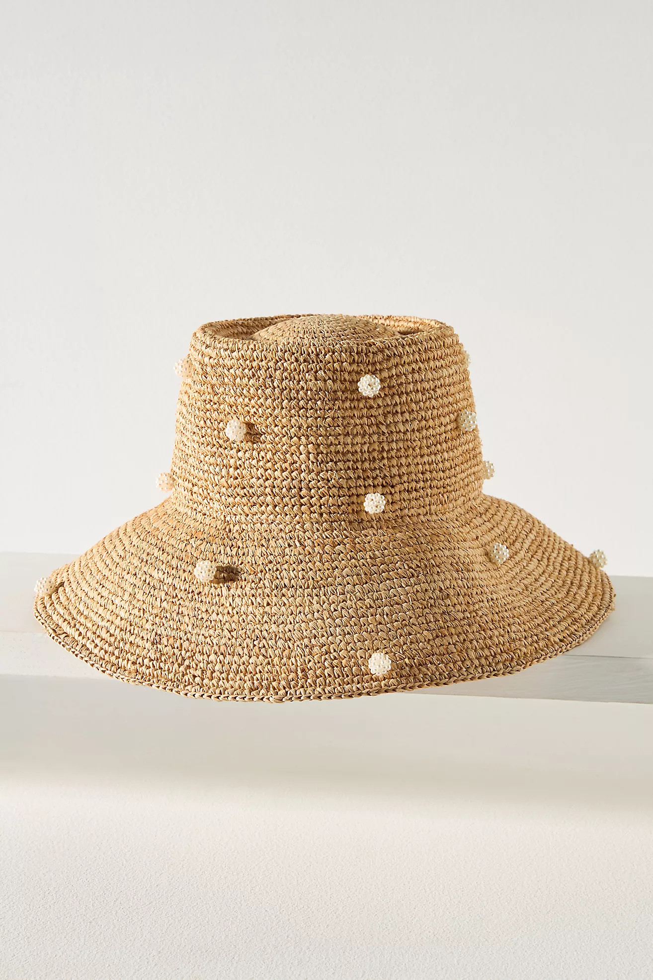 San Diego Hat Co. Embellished Straw Bucket Hat | Anthropologie (US)