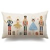 Merry Christmas Throw Pillow Cover 12x20 Inch Nutcracker Christmas Decor Winter Holiday Party Cus... | Amazon (US)