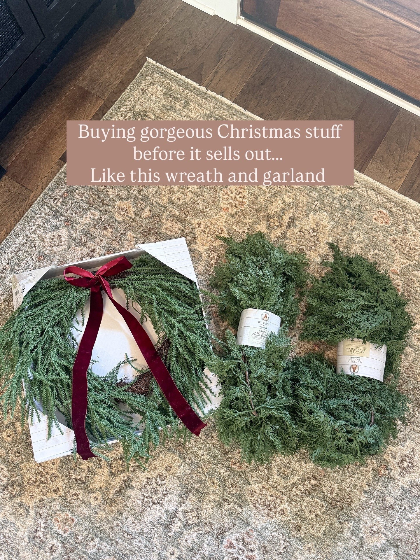 Affordable Christmas Wreath, affordable Christmas garland, holiday décor, Christmas decor

@walmart is killing it right now and I’m sharing my recent favorite finds that I’ve been loving! 

#paidlink as an affiliate, I may earn commission when shopping through my links #walmartpartner 

Walmart home finds, Christmas Decor, Christmas finds, affordable home finds, coffee table, rug, runner, Christmas ornaments, Christmas trees, My Texas House, home decor,

#LTKHome #LTKSeasonal