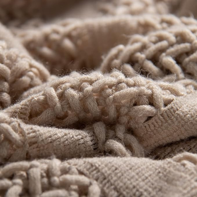lifein Throw Blanket for Couch-Soft Boho Farmhouse Knitted Bed Throw,Cozy Knitted Small Lightweig... | Amazon (US)