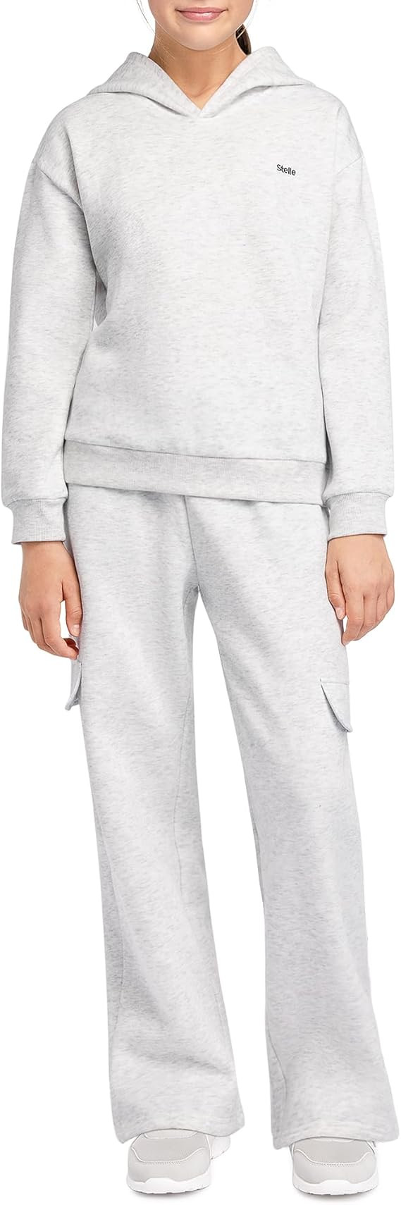 Stelle Girls 2 Pieces Athletic Sweatsuit Casual Sweatshirts and Pants Long Sleeve Pull Over Outfi... | Amazon (US)