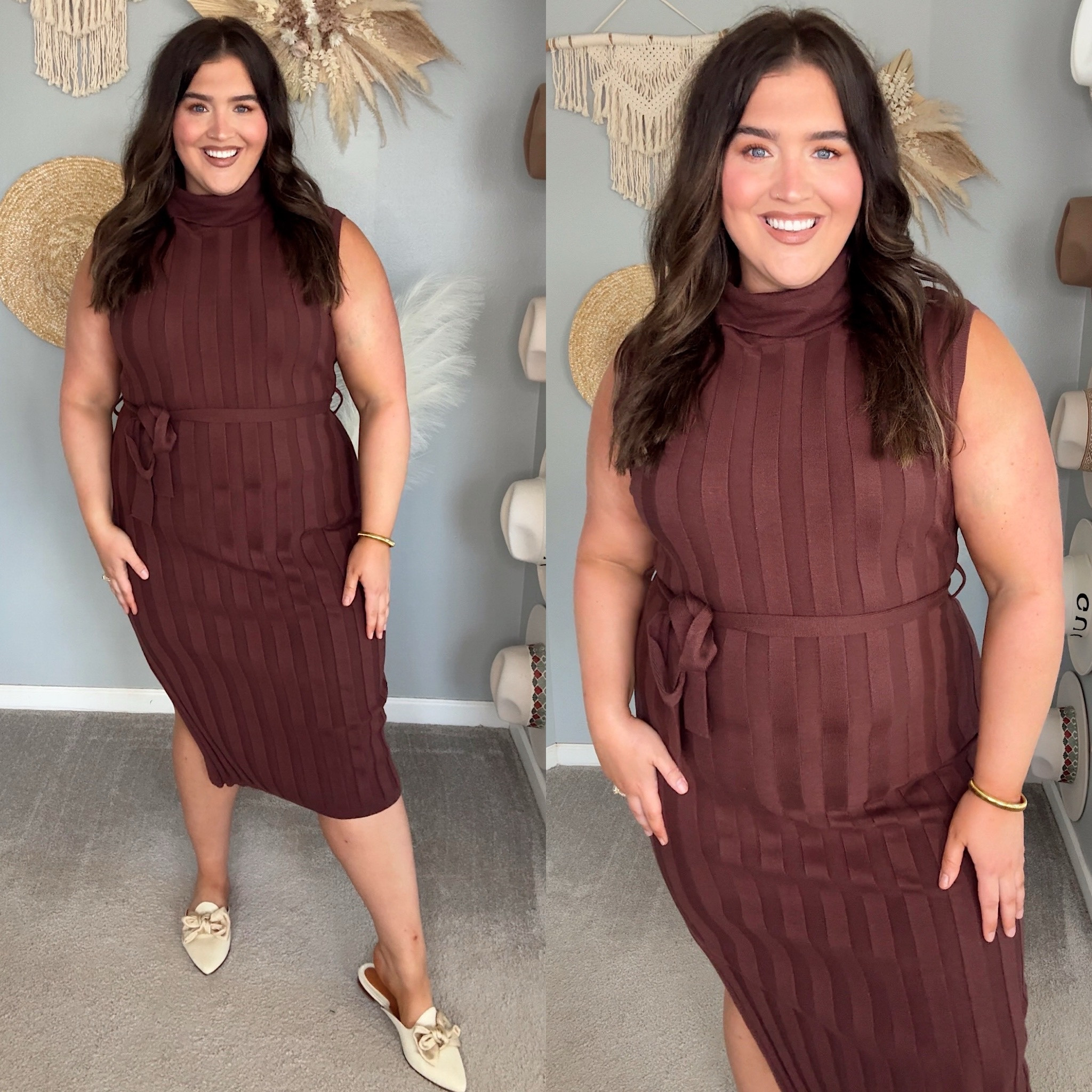 Amazon Fall outfit idea 🤎 Chocolate brown sweater dress + mules. Would make a cute business casual outfit with a blazer
Size: XL

#LTKMidsize #LTKStyleTip #LTKSeasonal