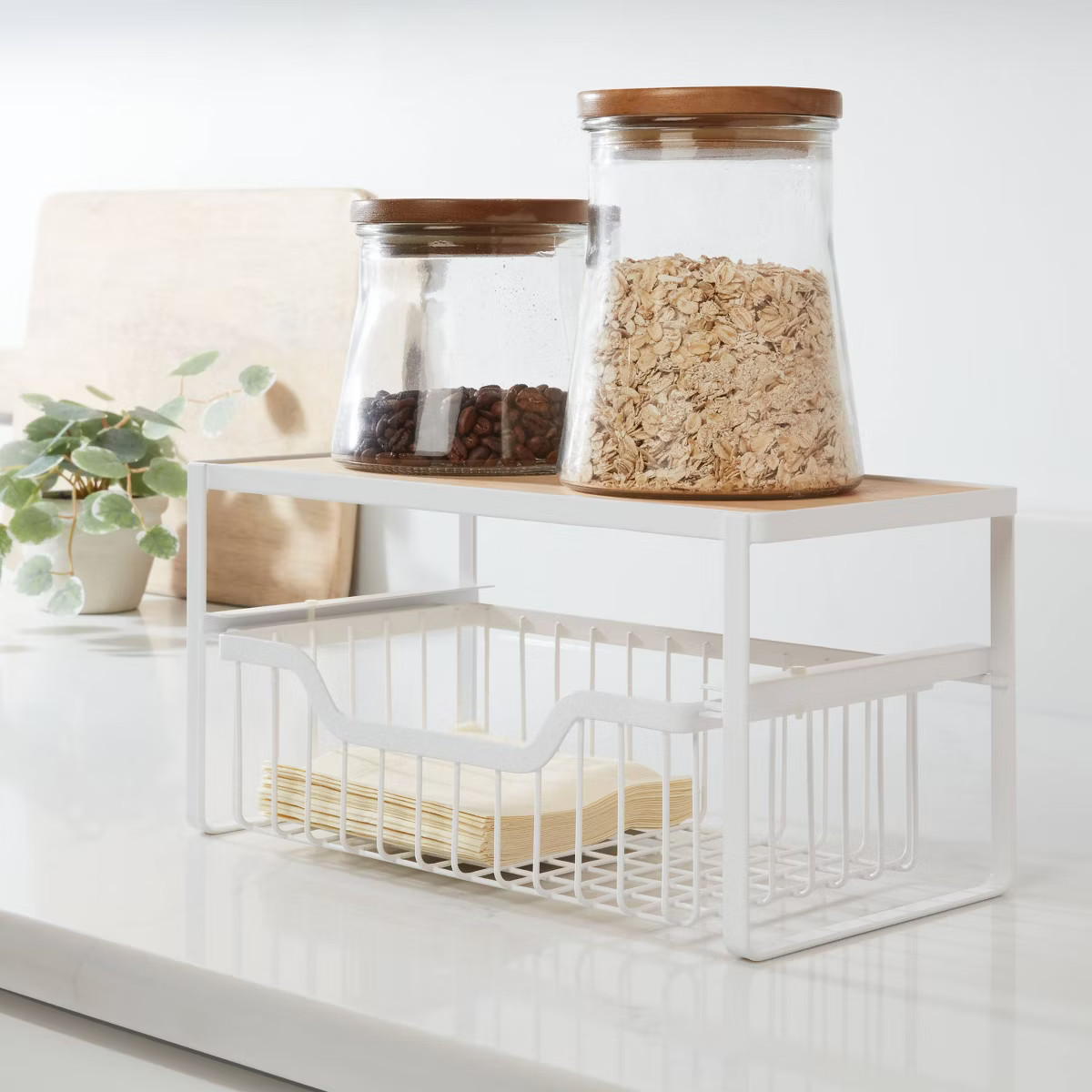 Kitchen Counter Decorative Coffee Bar Organizer - Brightroom™ | Target