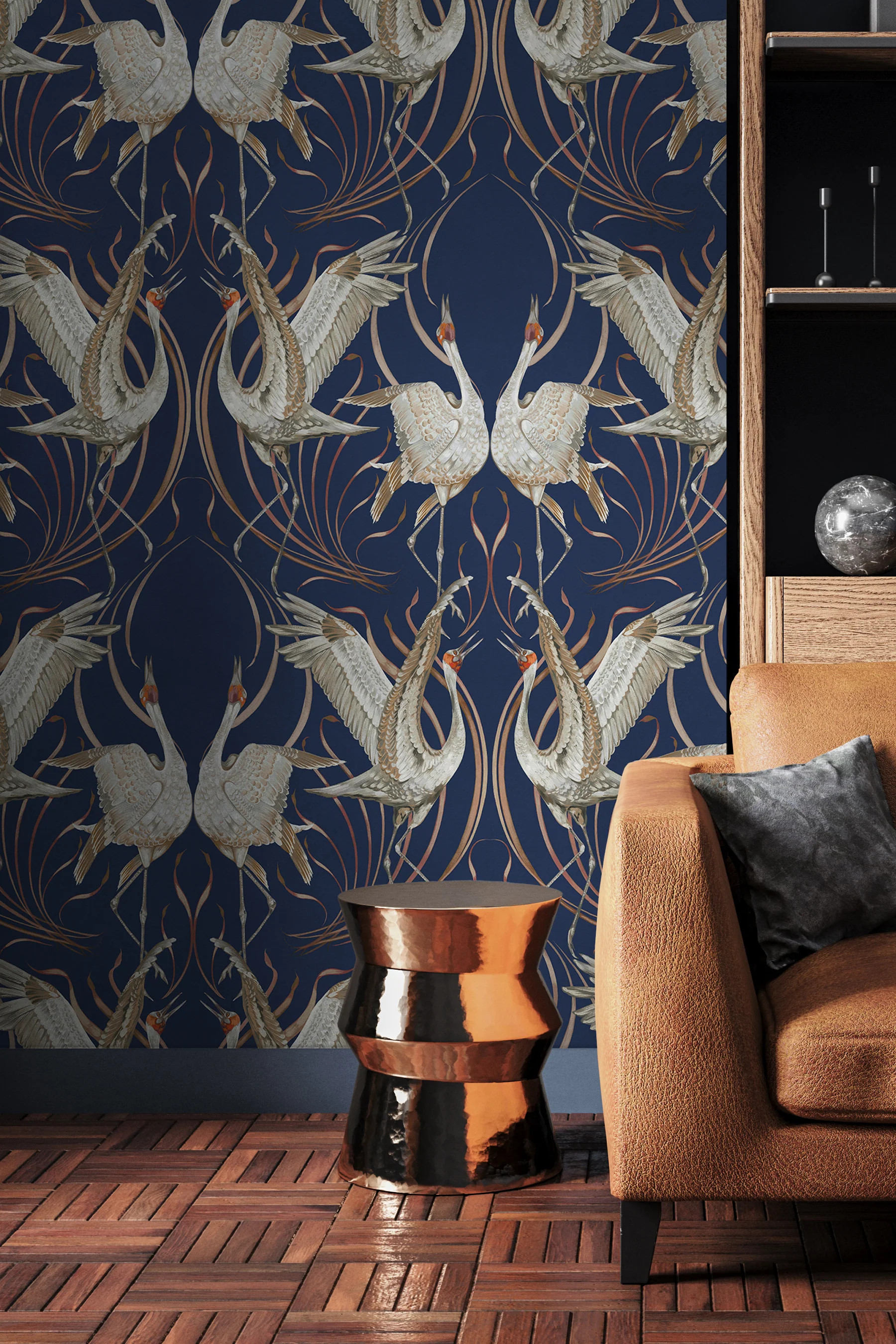 Cranes Oxford | Paste the Wall Wallpaper by Artscape | Made in Sweden | Artscape
