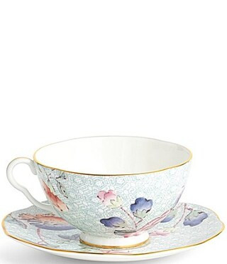 Wedgwood Cuckoo Collection Green Teacup Saucer - Green | Dillard's