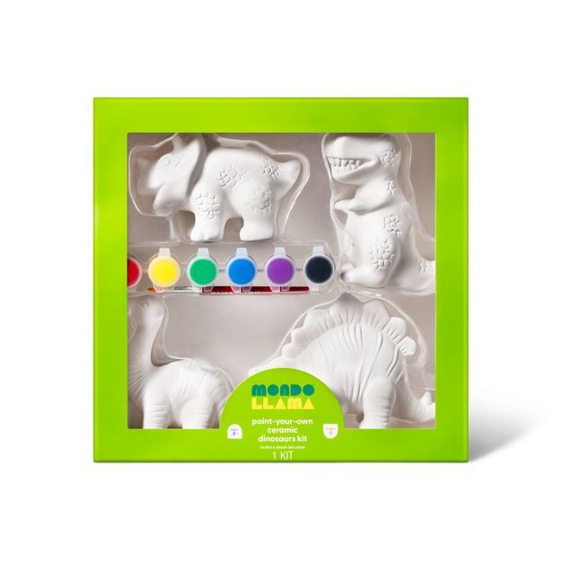 Paint-Your-Own Ceramic Dinosaurs Kit - Mondo Llama&#8482; | Target