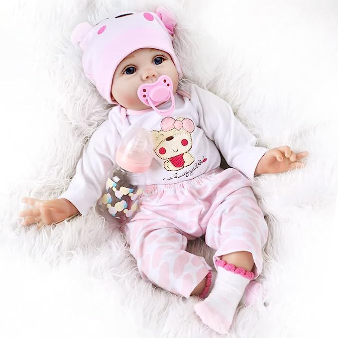 CHAREX Reborn Baby Dolls Girl - 16 Inches Realistic Soft Vinyl Newborn Baby Doll That Look Real, ... | Amazon (US)