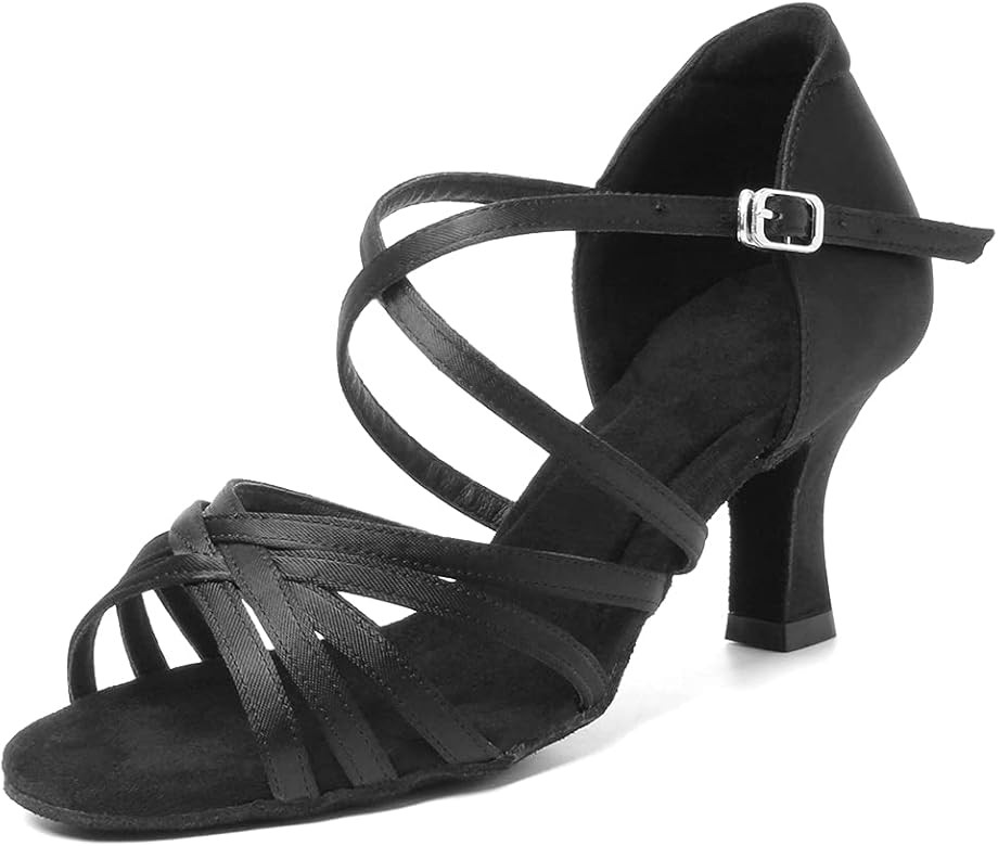 HIPPOSEUS Women's Latin Dance Shoes Professional Ladies Ballroom Salsa Dance Practice Performance... | Amazon (US)