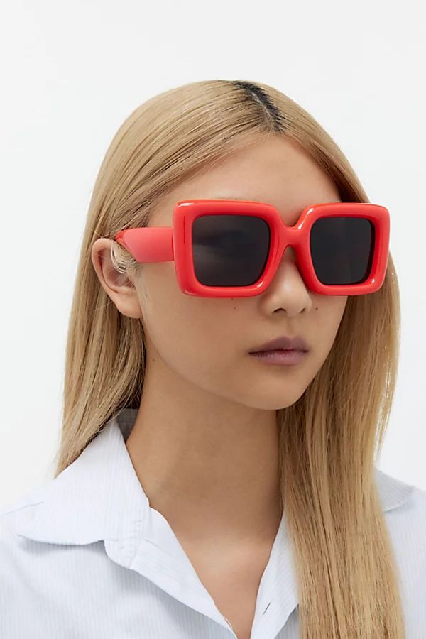 Domino Statement Square Sunglasses | Urban Outfitters (US and RoW)