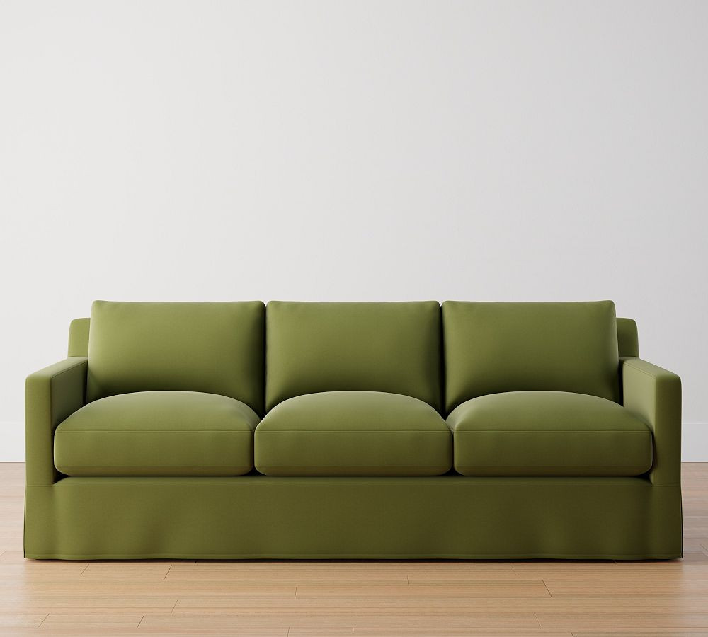 Chloe Square Arm Slipcovered Sofa | Pottery Barn (US)