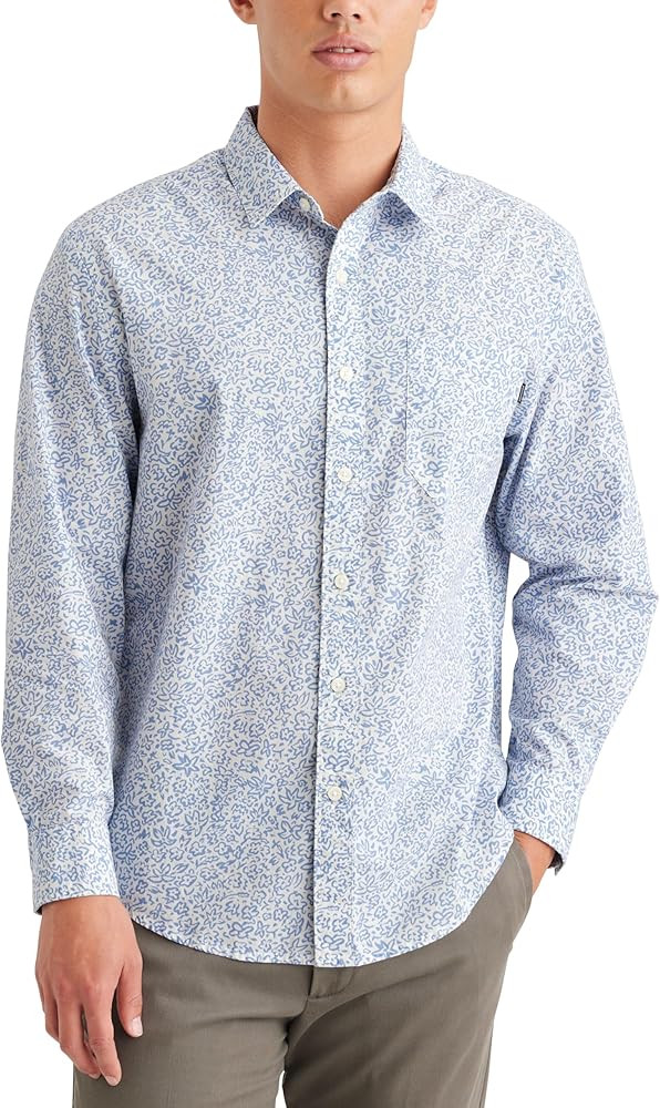 Dockers Men's Regular Fit Long Sleeve Casual Shirt (Regular and Big & Tall) | Amazon (US)