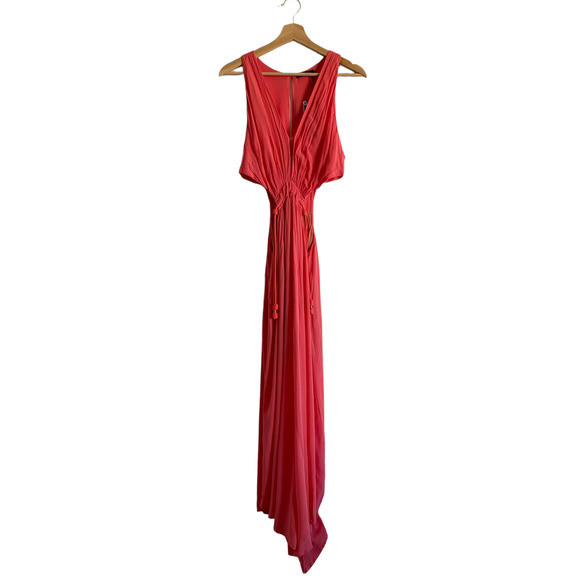 Vix Paula Hermanny Nayara Asymmetric Cut-Out Maxi Dress | Poshmark