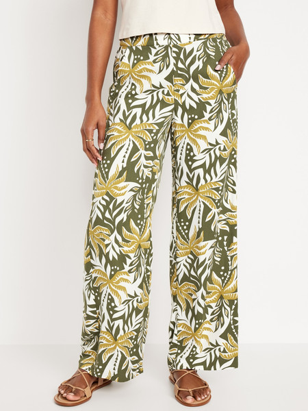 High-Waisted Playa Wide-Leg Pants for Women | Old Navy (US)