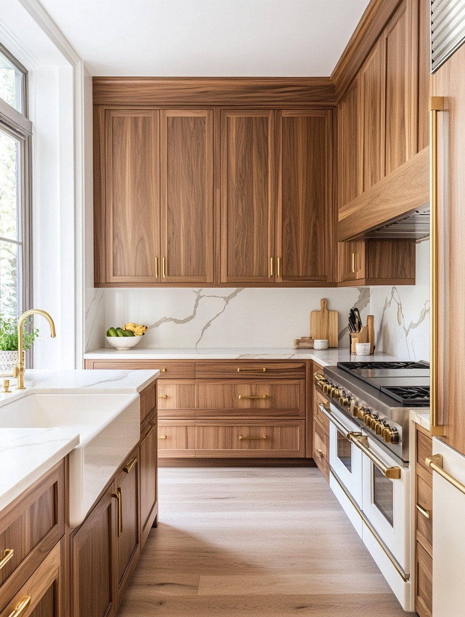 Your kitchen doesn’t need a full renovation to feel elevated, elegant, and thoughtfully designed. Small upgrades make the biggest impact—starting with gold accents like a statement faucet, refined cabinet handles, and warm metallic hardware that instantly add polish. If the budget allows, a beautiful stove becomes a focal point, but even without it, layering white, black, or gold-accented kitchen appliances creates a cohesive and modern look. These subtle changes work with existing cabinetry and layouts, proving that elegance comes from details, not demolition. With the right finishes and a restrained palette, your kitchen can feel timeless, luxurious, and effortlessly modern.
#kitcheninspo #modernkitchen #quietluxury 

 #LTKHome