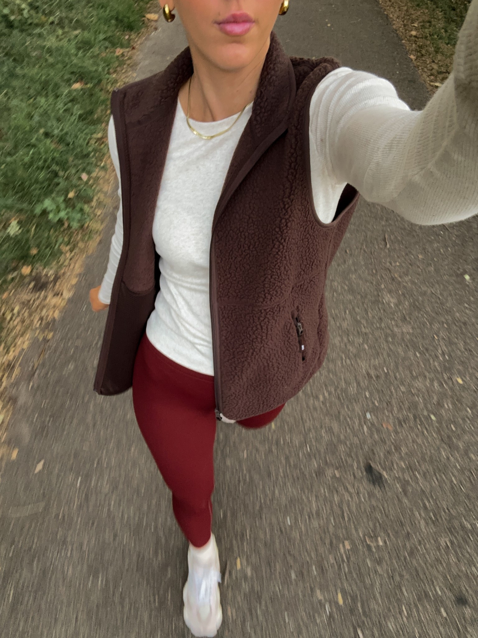Cozy fall outfit 🤎 
Vest: small
Top: small 

#LTKSeasonal #LTKStyleTip #LTKShoeCrush
