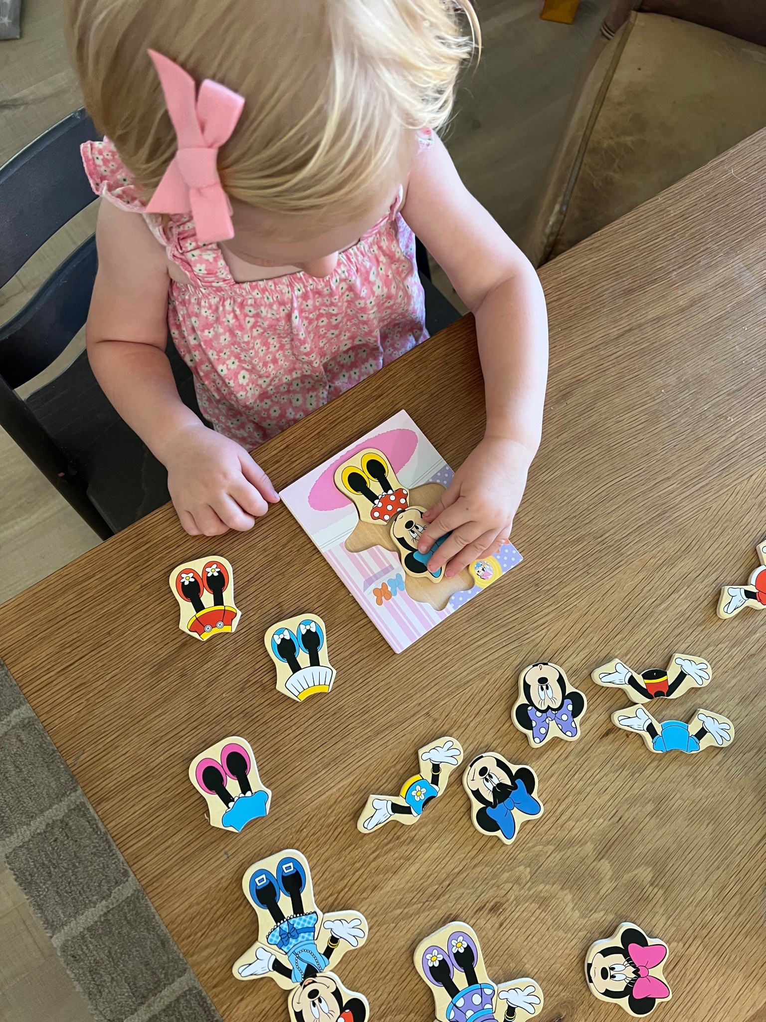 It’s like paper dolls without all the tabs 😅 and a fun puzzle for girlie! 