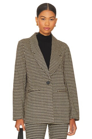 Sanctuary City Blazer in Vanilla Mini Houndstooth from Revolve.com | Revolve Clothing (Global)