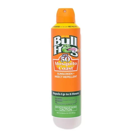 Bullfrog Mosquito Coast SPF50 Continuous Spray 5.5oz | Walmart (US)