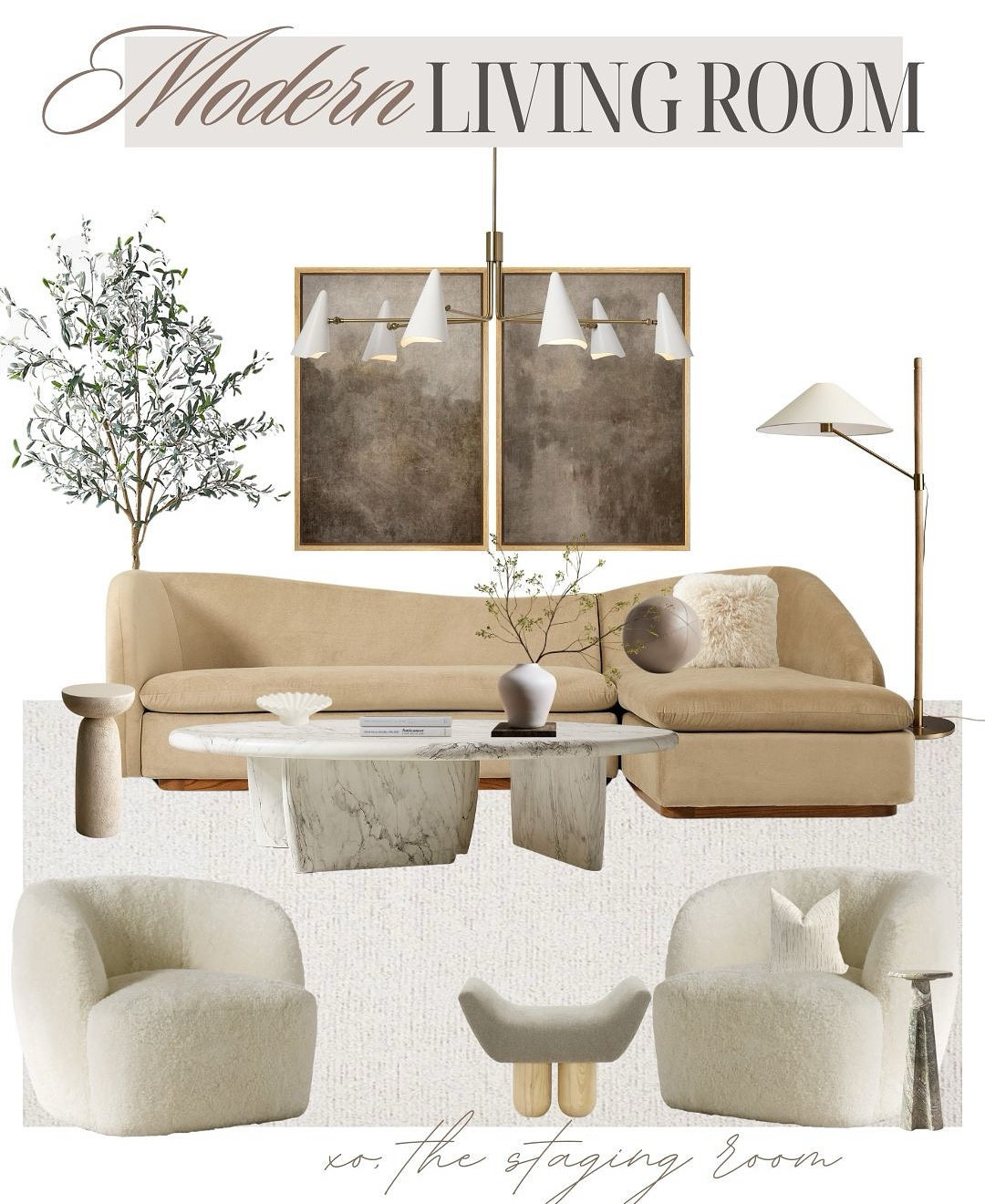 Living room refresh? We have ideas. 

Living room, family room, sofa, couch, rug, area rug, wool rug, accent chair, leather chair, marble coffee table, square coffee table, side table, media console, floor lamp, chandelier, ceiling light, interior design, home design, home decor, interior decor styling, home moodboards 