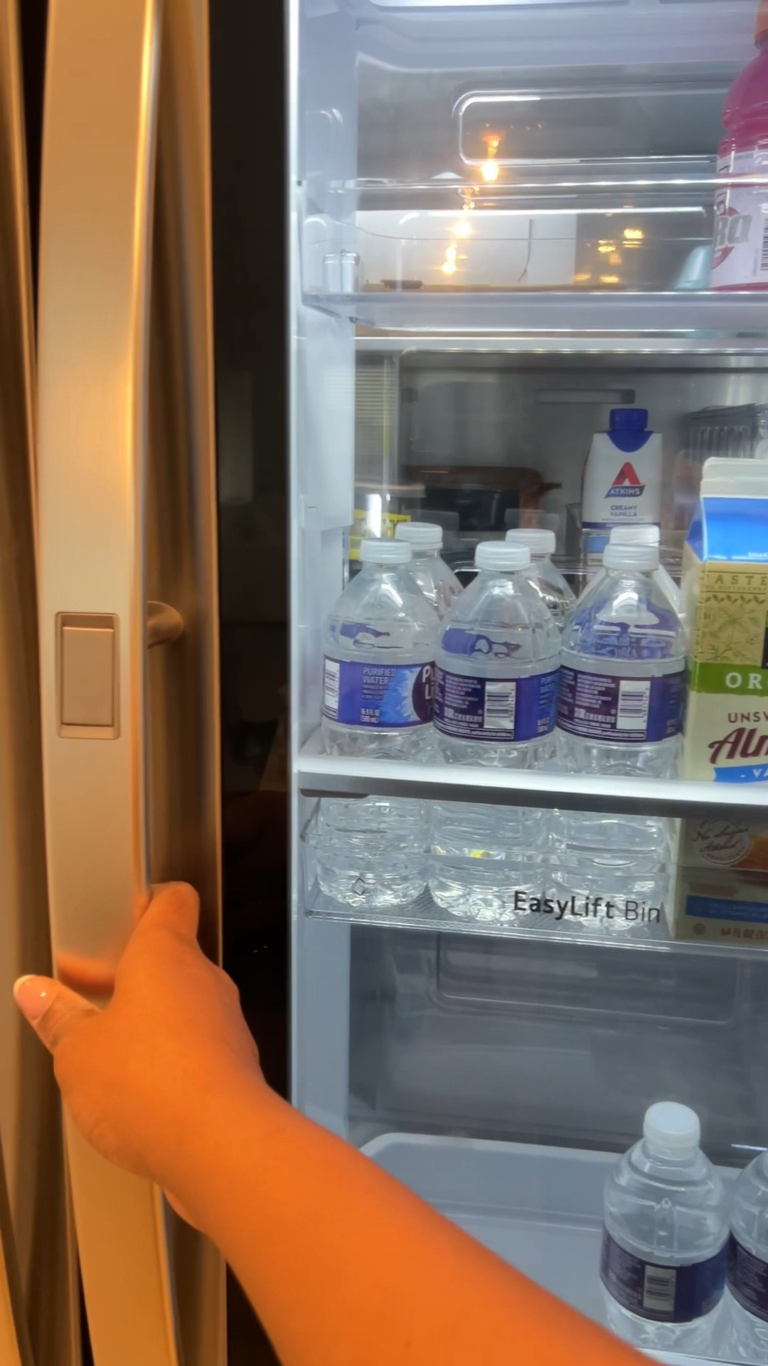 Loving our new Refrigerator in our new kitchen 💕 Lg Instaview French door refrigerator 

#LTKhome #LTKFind #LTKU