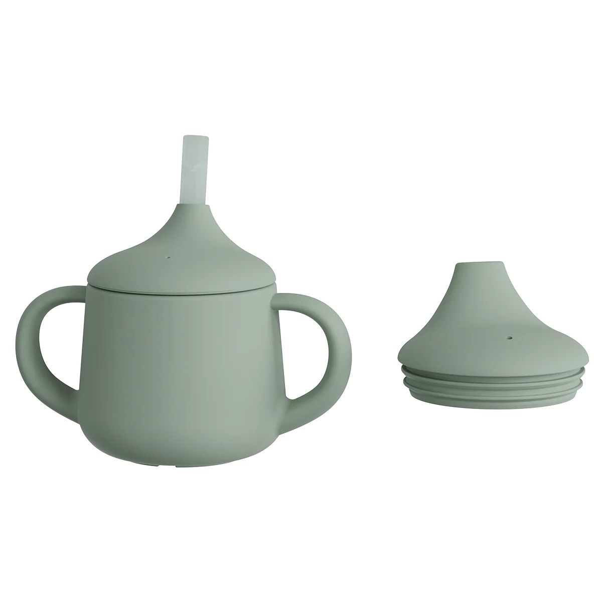 First Stage Infant Drinking Cup (Sage) | Moonkie