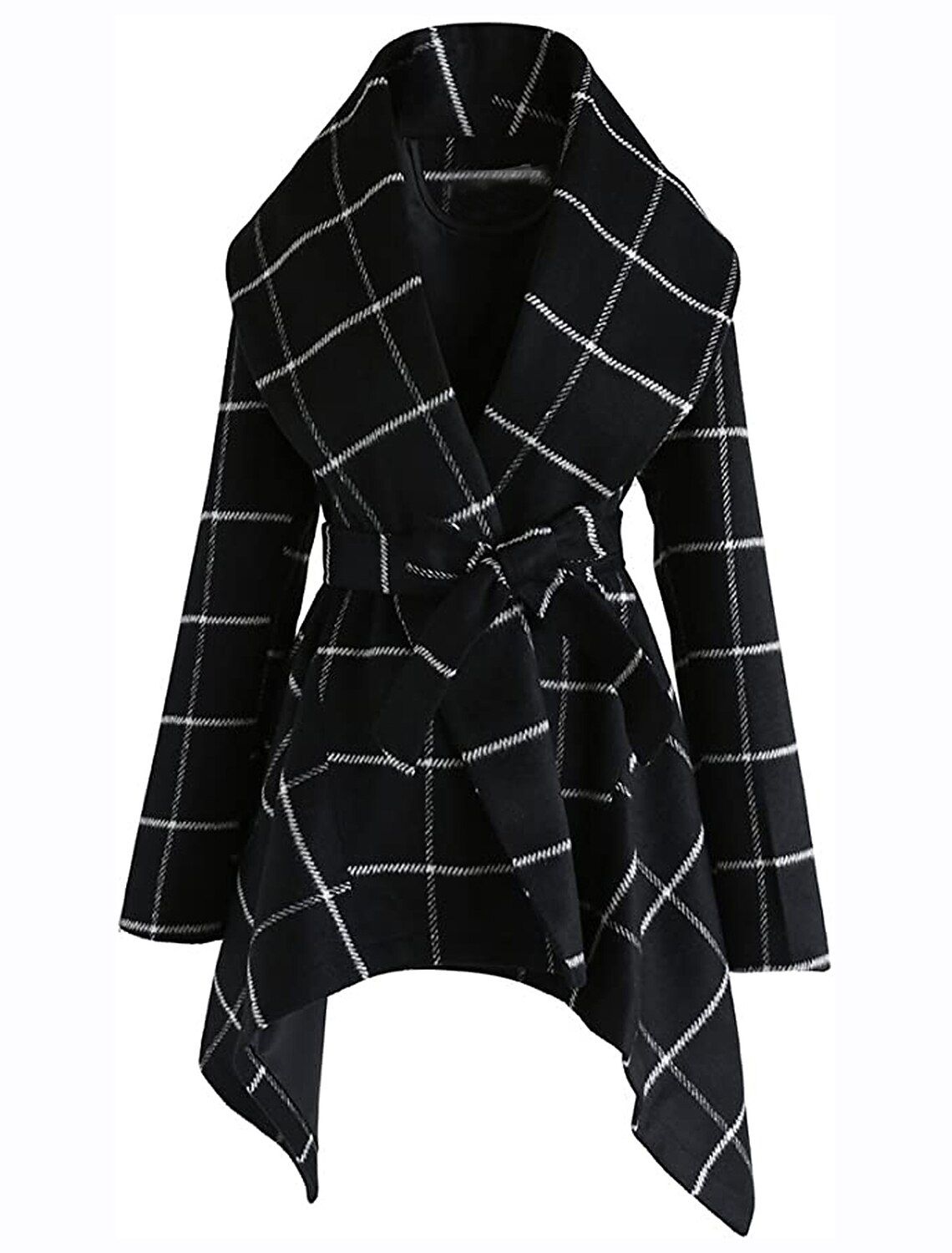 Women's Trench Coat Going out Spring &  Fall Long Coat Shirt Collar Regular Fit Streetwear Jacket... | Light in the Box