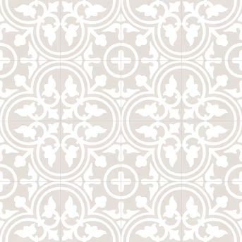 allen + roth Annabelle Gray 8-in x 8-in Glazed Porcelain Encaustic Floor and Wall Tile (0.42-sq. ... | Lowe's