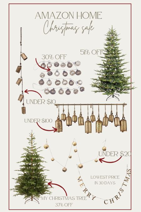 Amazon home sale
Daily deals
Christmas decor
holiday decor
Christmas tree
Bell garland

#LTKSeasonal #LTKHoliday #LTKsalealert