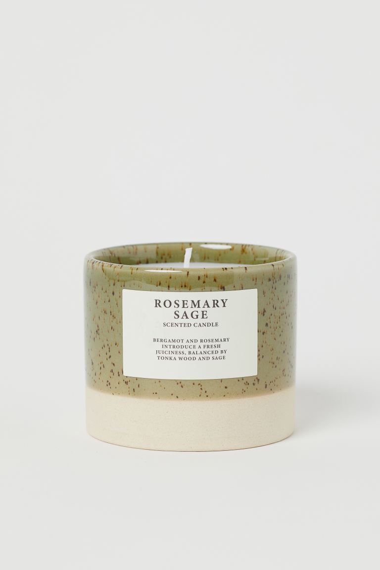 Scented candle in a holder | H&M (UK, MY, IN, SG, PH, TW, HK)