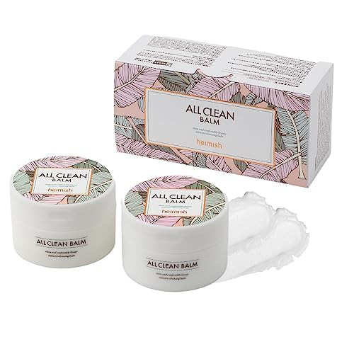 HEIMISH All Clean balm 120ml SET (120 ml/4 oz, 2-Pack),Balm to Oil, Double Cleanse, Face Wash,Korean skincare | Amazon (US)