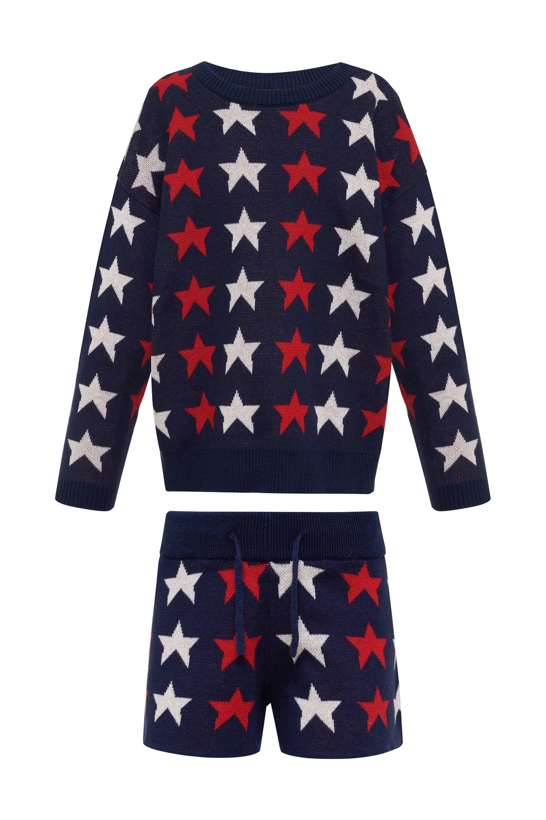 Little Callie Sweater Americana Stars | Girl's Sweater | Beach Riot | Beach Riot