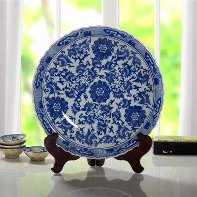 Floral Decorative Plate | Wayfair North America