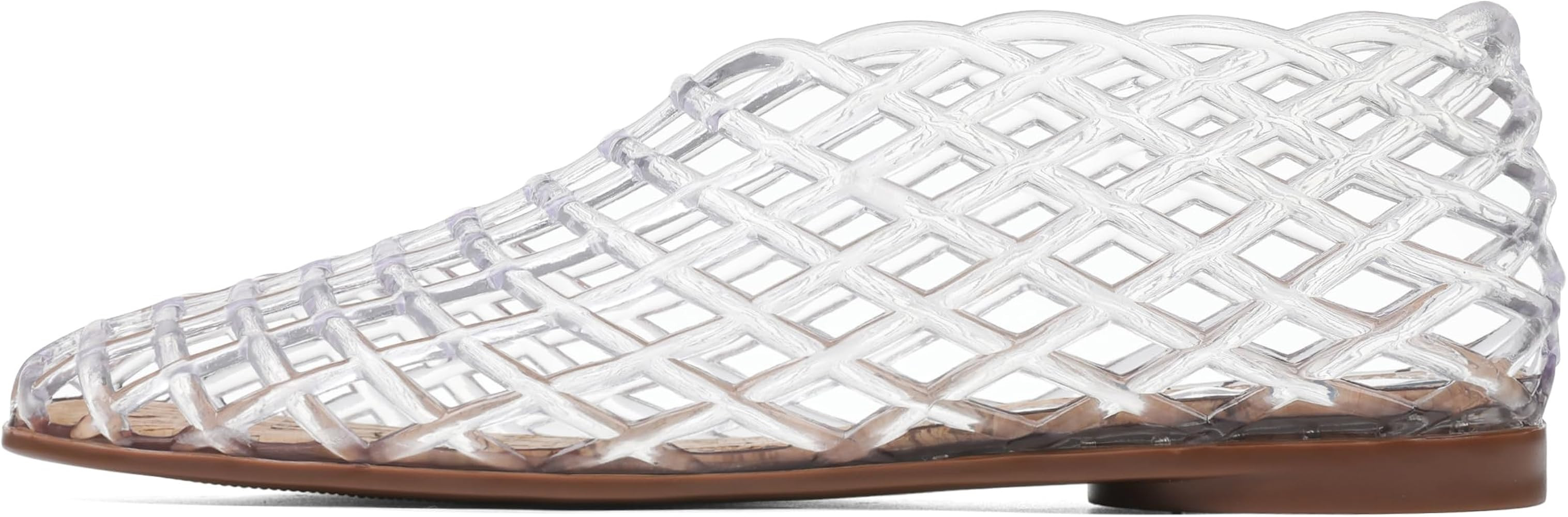 AMINUGAL Mesh Ballet Flats Shoes for Women Dressy Comfortable Jelly Ballerina Flats for Women Hol... | Amazon (US)