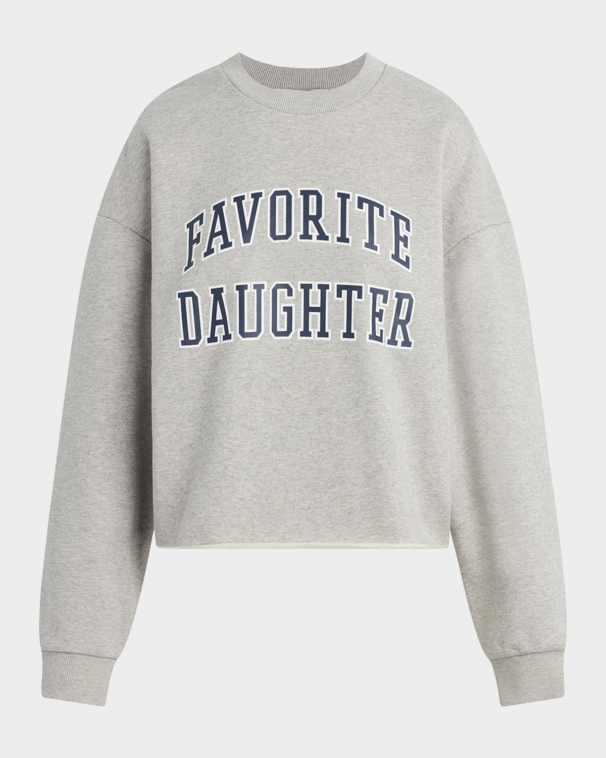 Cropped Collegiate Sweatshirt | Neiman Marcus